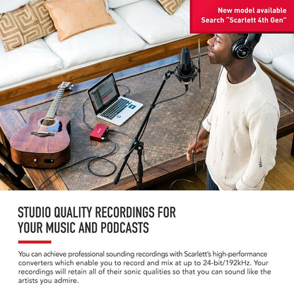 Scarlett Solo 3Rd Gen USB Audio Interface